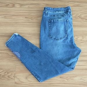 Lane Bryant Mid-Rise Super Stretch Skinny Jeans 16